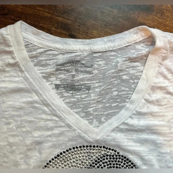 Vintage Havana | ladies embellished t-shirt. Size: L - Picture 3 of 11